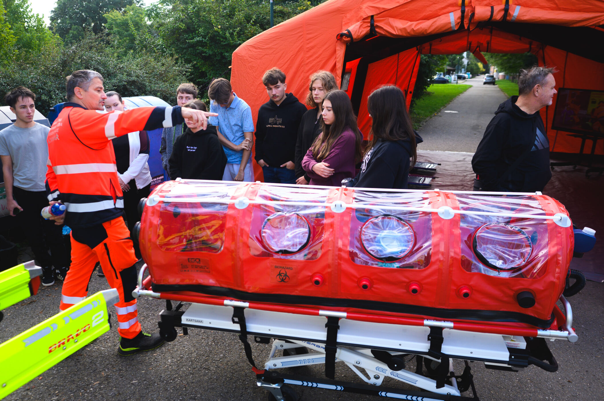 Ambulance demonstration